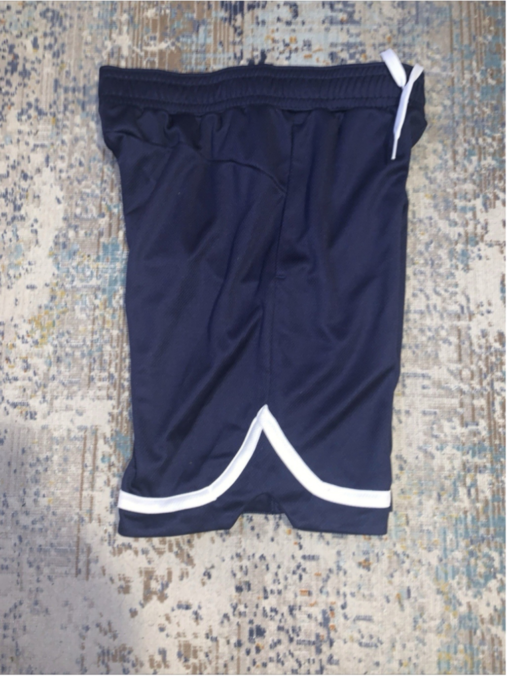 Puma Mens Regular Fit Moisture-Wicking Mesh 10" Shorts Navy Blue S - Picture 10 of 16